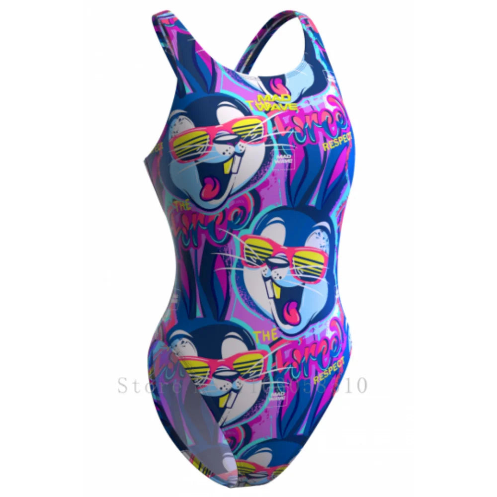 Teen Girl Swimsuit Skinsuit Diving Surfing Race Triathlon Training Body Physical Training Fitness Race Beach Casual
