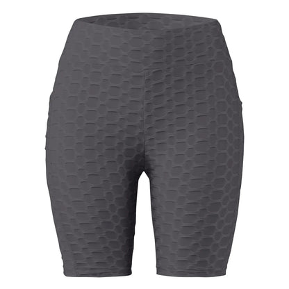Women's Capris Yoga Fitness Peaches Buttocks Bubble Sports Leggings With Pockets Pants for Women Women’s Yoga Pants