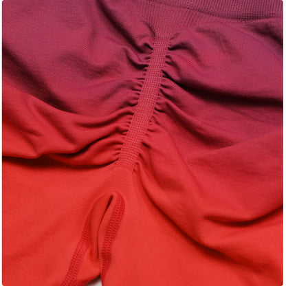 Summer Seamless High Waist Yoga Shorts Butt Lift Cycling Shorts Gym Shorts Women Pants Breathable Tie-dye Sports Leggings Women