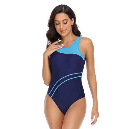 Sports One Piece Swimsuit Women Swimwear Professional Sport Bathing Suit Surfing Swimsuits Swimming Suit Backless Bikini