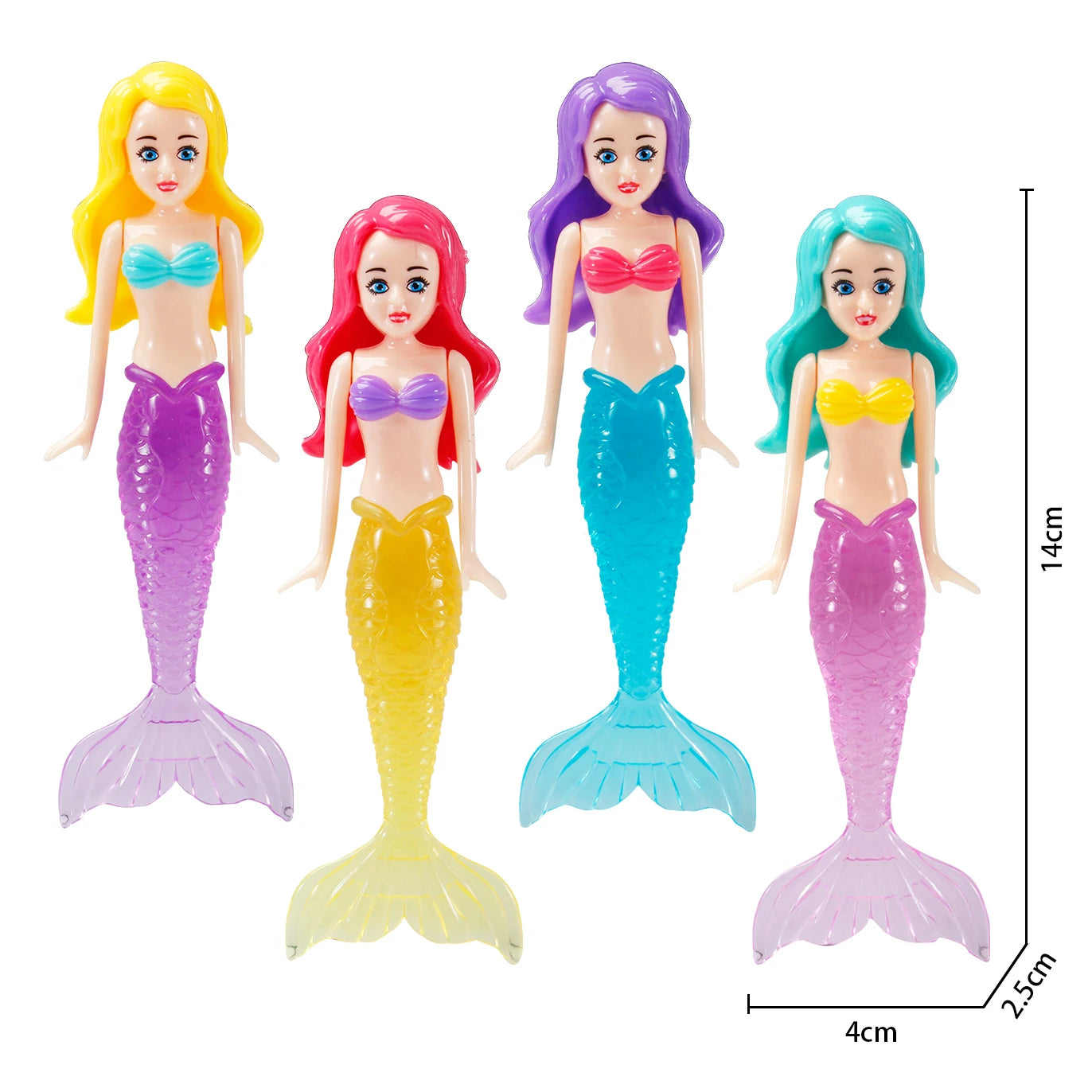 Mermaid Dive Toys Mermaid Bath Toys Colorful Mermaid Pool Toys Swimming Pool Games For Toddlers Boys Girls Teens