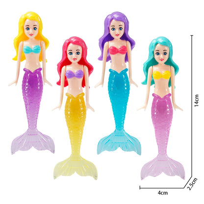 Mermaid Dive Toys Mermaid Bath Toys Colorful Mermaid Pool Toys Swimming Pool Games For Toddlers Boys Girls Teens