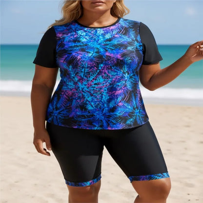 XL-6XL Plus Size High Waist Bikini Women's Push Up Large Size 3XL 4XL Swimsuit Summer Tummy Control Swimwear Tankini Sets
