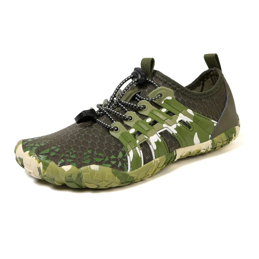 Camouflage Fitness Running Watershoes Men's and Women's Colorful Quick Drying Barefoot  Diving Water Surfing Beach Water Shoes