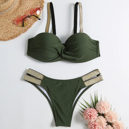 Bikinis Swimsuits Women's Swimwear Push Up Female Beach Swim Wear Bathing Suits Brazilian Bikini Set Pool Bather
