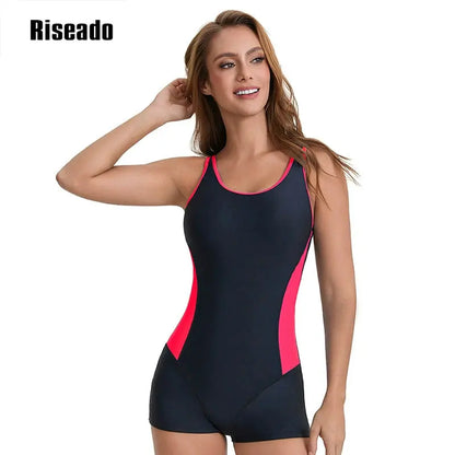 Female Athletic One Piece Swimsuit for Women Racerback Sport Swimsuits Modest Swimwear Training Competition