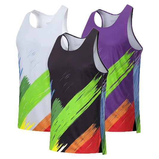 Adult Men Women Running Hiking Shirts Tight Gym Tank Top Fitness Marathon T-shirts Sport Exercise Basketball Vest Clothes