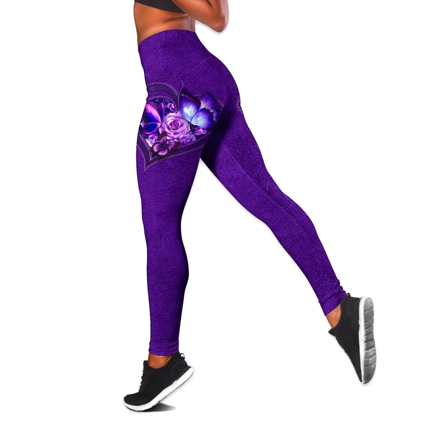 Butterfly 3D Printed Women's Leggings Fitness Female Full Length Leggings yoga Running Pants DDK104
