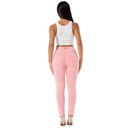 Pink Pants Sport Leggings Push Up Running Tights Fitness for Women Gym Track Pants Yoga Wear Bum Lift Leggings