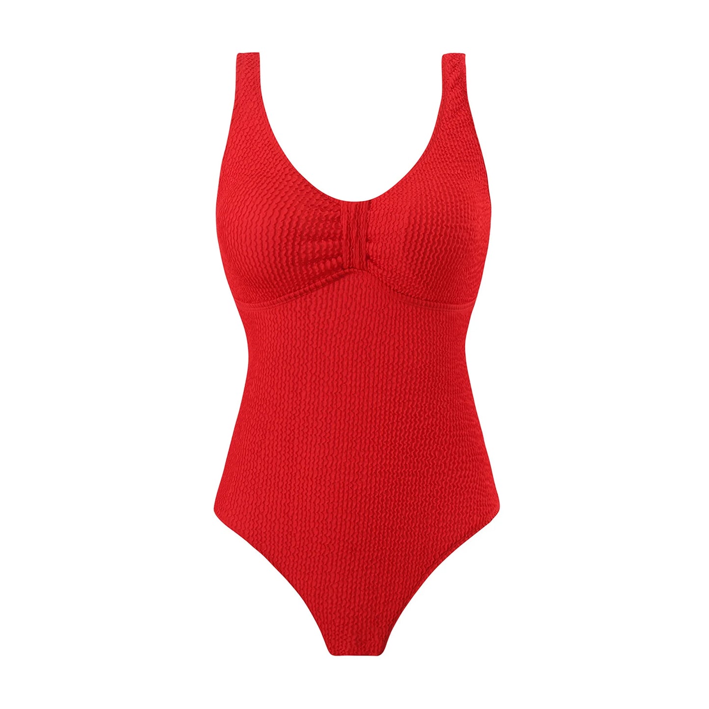 Womens One Piece Swimsuit Swim Leotard Sleeveless Low U Back Soft Cup Textured Monokini Bathing Suit for Beach Tropical Travel
