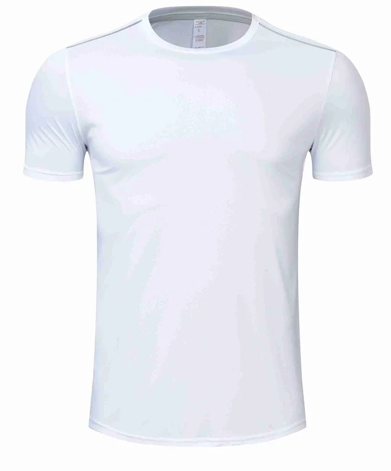 High quality spandex Men Women Kids Running T Shirt Quick Dry Fitness Shirt Training exercise Clothes Gym Sports Shirts Tops