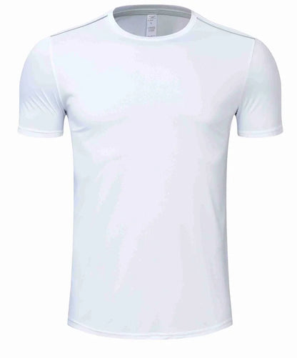 High quality spandex Men Women Kids Running T Shirt Quick Dry Fitness Shirt Training exercise Clothes Gym Sports Shirts Tops