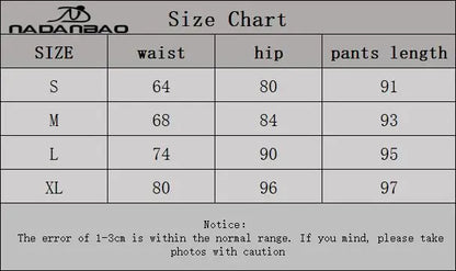 Women Semales Slim Legging Imitation Denim Printed High Waist Yoga Pants