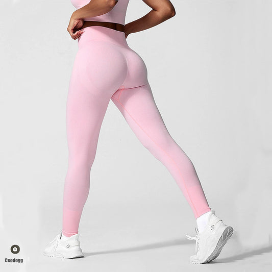 Women Seamless Tights Sports Yoga Leggings High Waist Fitness Push Up Leggings Gym Scrunch Butt Sports Workout Pants