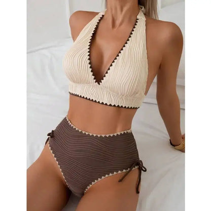 High Waist Bikinis Women's Swimwear Female Swimsuit For Swim Wear Bathing Suits Brazilian Bikini Set Beachwear Pool Bather