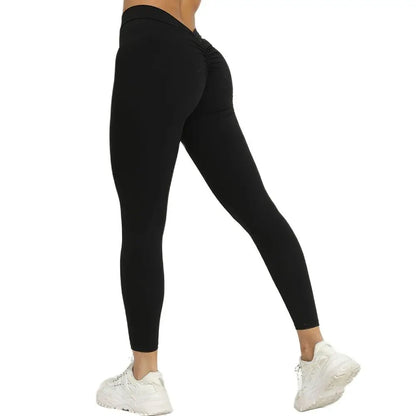 Nylon Gym Women's Pants Yoga Leggings Summer Outdoor Sports Indoor Fitness Sportswear Womens Clothing V-shaped Hip