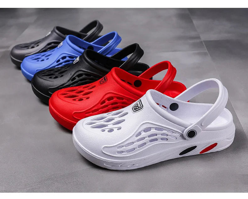 Men Sandals Light EVA Men's Casual Shoes Hole Shoes Clogs Home Garden Outdoor Male Beach Flat Slippers Big Size 49