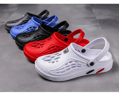 Men Sandals Light EVA Men's Casual Shoes Hole Shoes Clogs Home Garden Outdoor Male Beach Flat Slippers Big Size 49