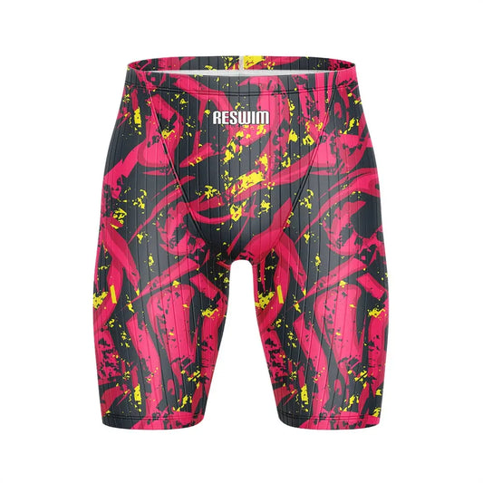 Men's Jammers Racing Swimsuit Swim Trunks Beach Tights Shorts Athletic Training Swimwear Sports Swimming Rash Guards Pants