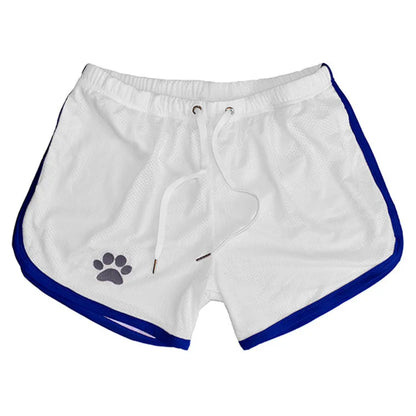 Training Exercise Shorts Solid Fitness Territory Sports Swimming Shorts Men Running Gym Quick-Drying Tie Plus Size Sportwear