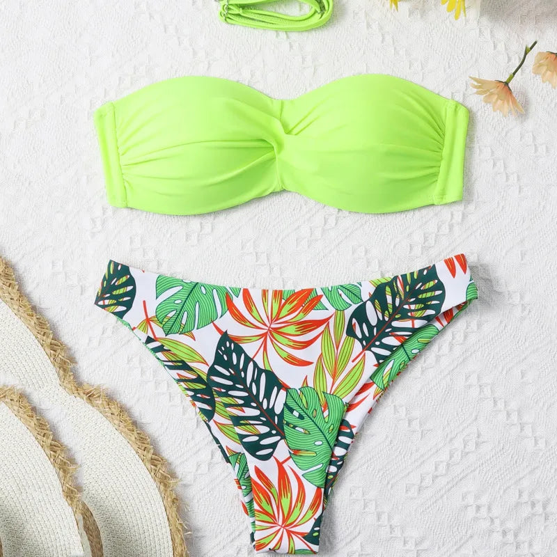Bikinis Swimsuits Women's Swimwear Push Up Female Beach Swimming Wear Bathing Suits Brazilian Bikini Set Pool Bather
