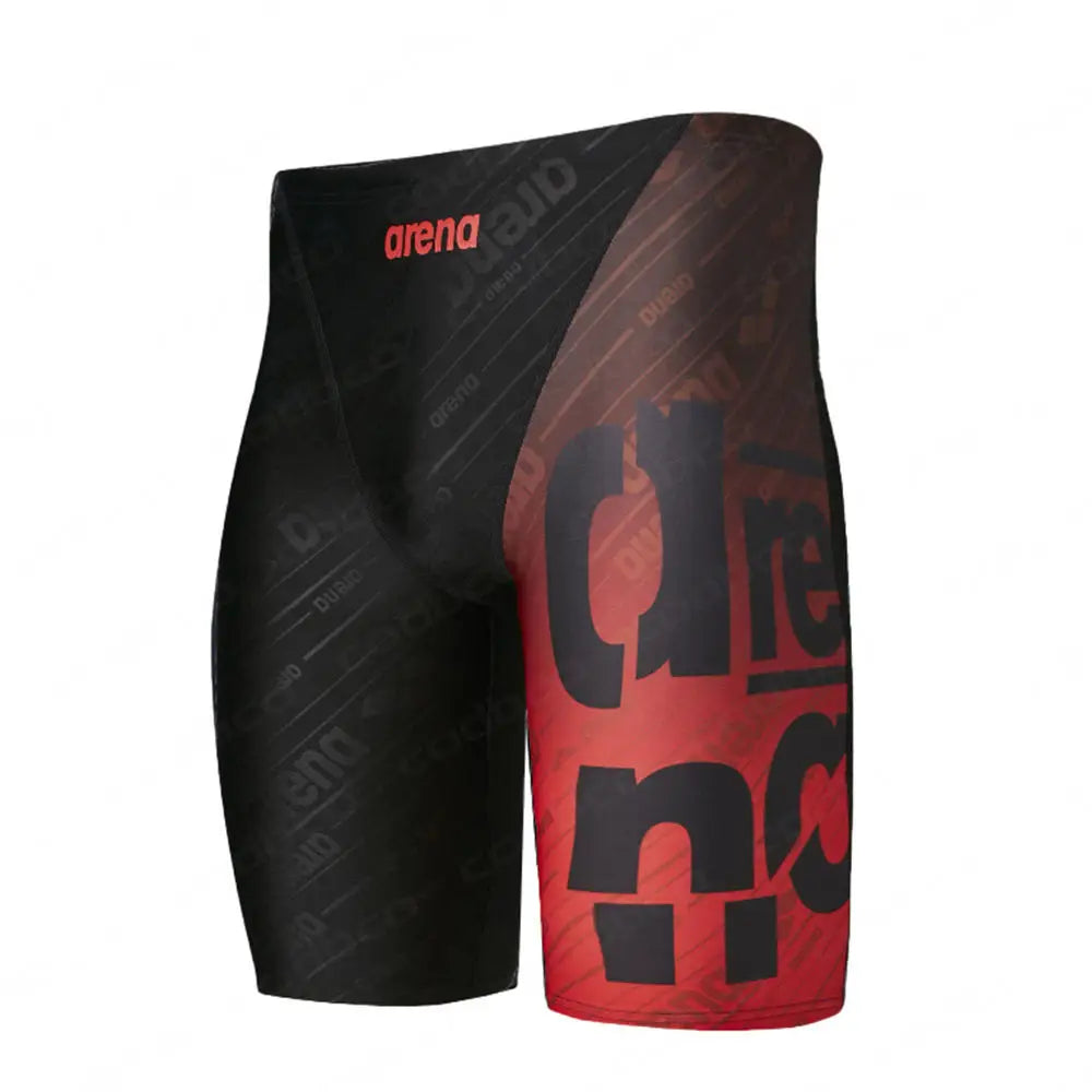 Summer Men's Swim Jammer Swimsuit Shorts Print Beach Surfing Tights Shorts Quick Dry Swimming Trunks Sports Swim Pants Swimwear