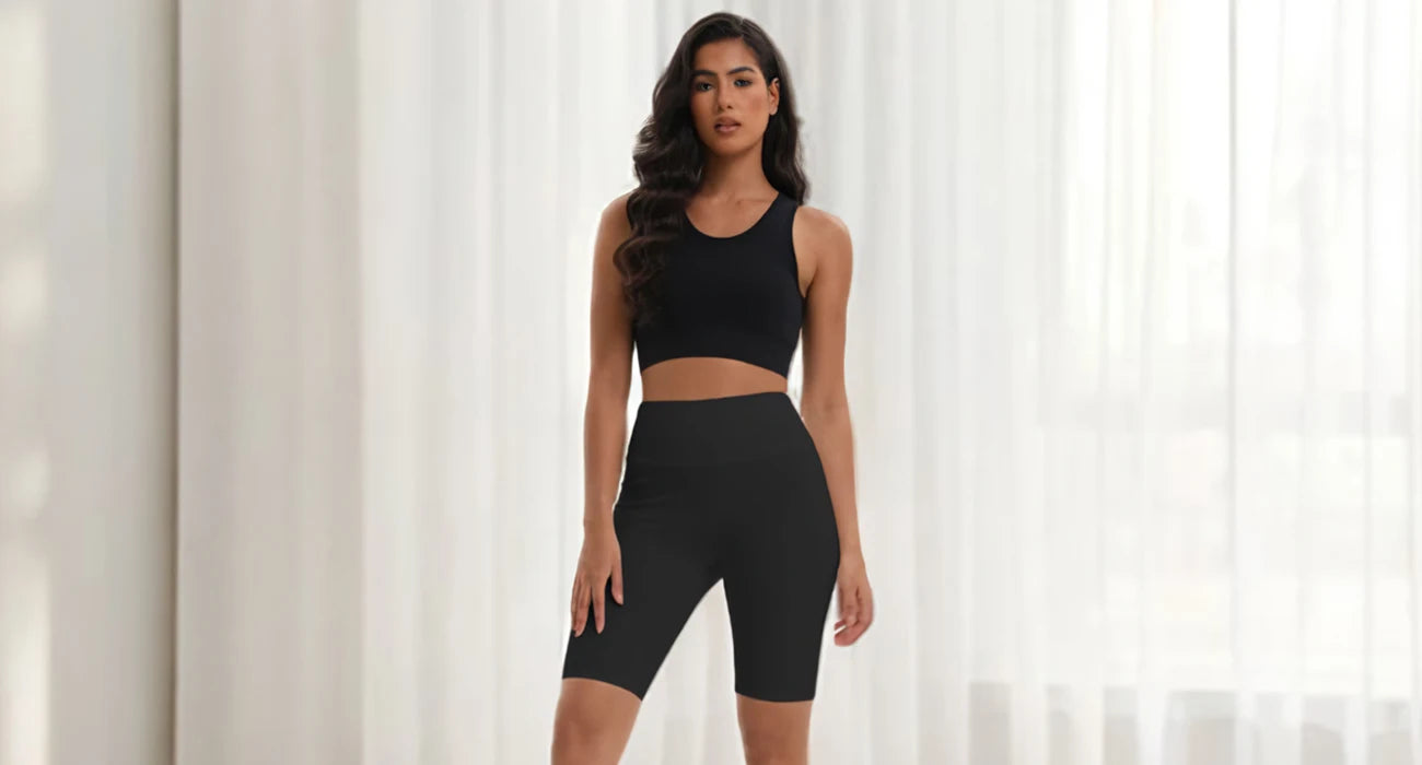 S-XXXL Bike Shorts Women High Waist 3 Pockets Workout Yoga Shorts Stretch Gym Fitness Comfort Ready to Wear Activewear Running Pants