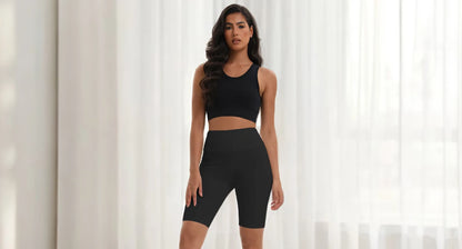 S-XXXL Bike Shorts Women High Waist 3 Pockets Workout Yoga Shorts Stretch Gym Fitness Comfort Ready to Wear Activewear Running Pants
