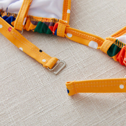 Brazilian Bikini Set Women Print Biquini Female Cut Bikinis Swimwear Push Up Swimsuit Bath Suit