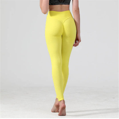Dot Pattern High Waist Booty Yoga Leggings Women Sport Fitness Scrunch Leggings Push Up High Waist Gym Tights Yoga Pants