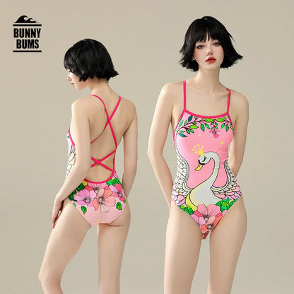 One-piece Racing Swimsuit Women Triangle Professional Training Swimming Pool Advanced Feeling Spa Swimwear