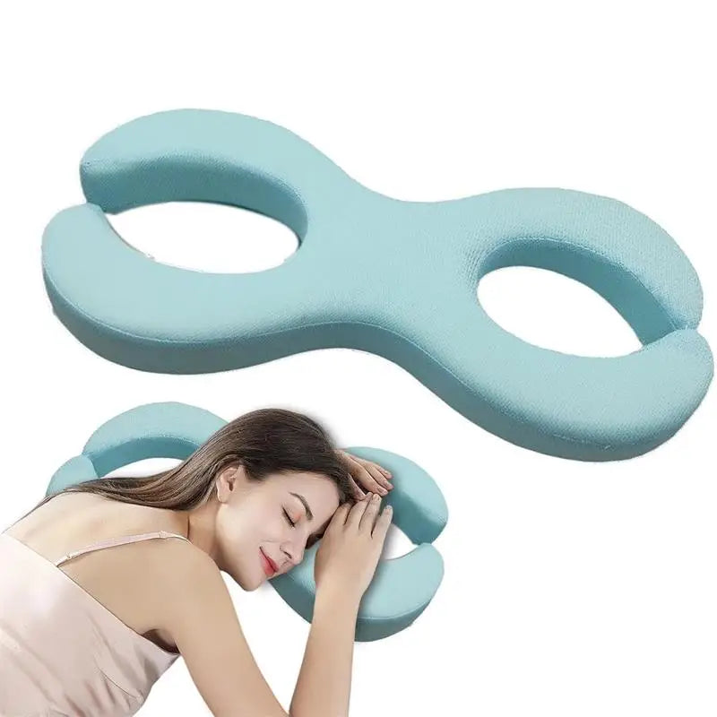 Side beauty pillow, soft facial pillow, ear protection pillow, ear hole pillow, non-pressure facial anti-wrinkle pillow