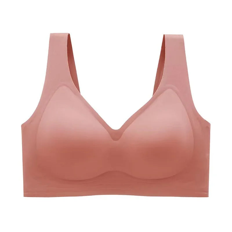 Large Size No Trace Beautiful Back Bra Tube Top Underwear Thin Bras for Women