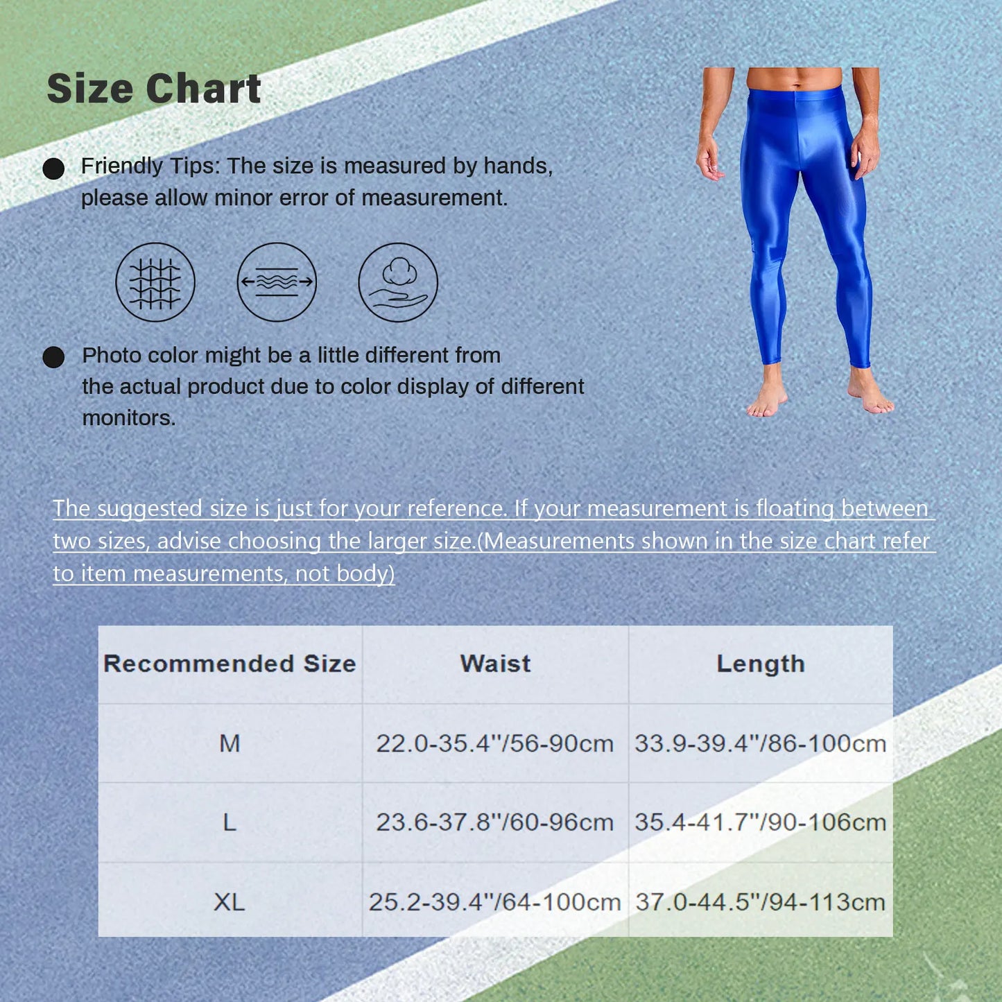 Mens Breathable Pure Color Oil Sports Pants Shiny Metallic Stretchy Casual Leggings Gym Running Workout Fitness Pants Trousers