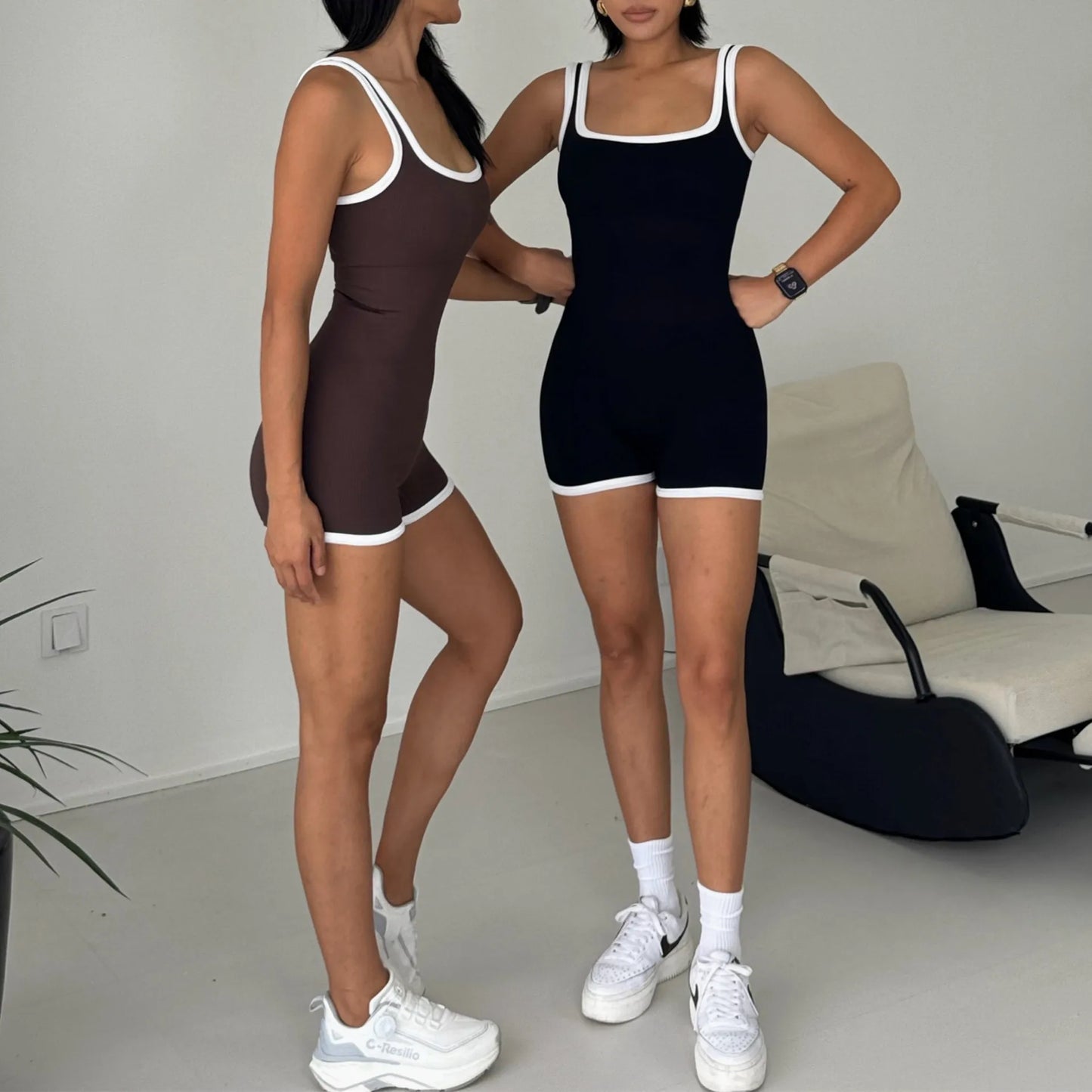 Gym Set Yoga Jumpsuits One Piece Bodysuit Women Tracksuit Seamless Yoga Set Workout Sportswear Push Up Workout Clothes for Women