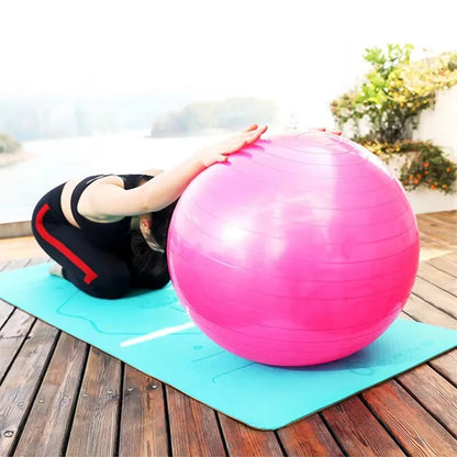 Explosion-proof PVC Yoga Ball Thickened Gym Fit Ball Exercise Home Fitness Pilates Sport Balance Ball 45cm Yoga Equipment