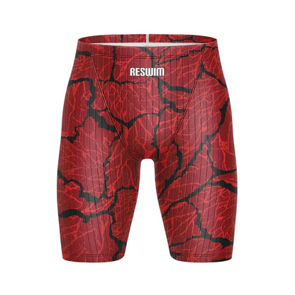 Summer Men's Beach Swimming Trunks Pro Swim Jammer Endurance Athletic Training Swimsuit Shorts Swimwear Jammer Tights Surf Pants