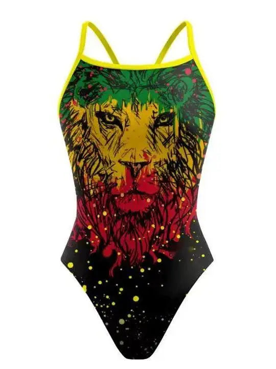 Women's One-Piece Swimsuit Backless Waist-Cinching Speed Swimming Suit Professional Training Competition Swimsuit