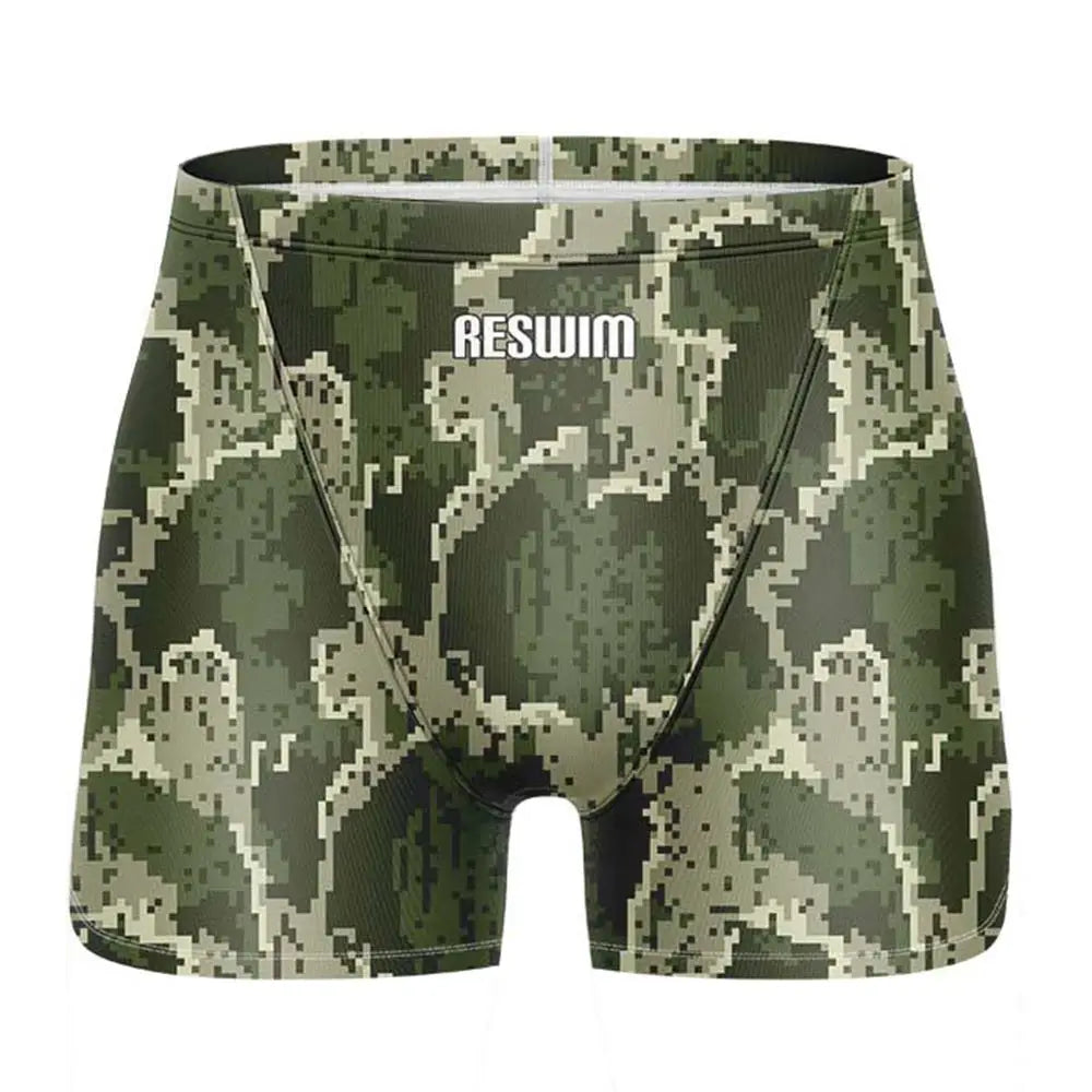 Swim Boxers Summer Men's Swim Jammer Shorts Endurance Athletic Training Swimsuit Swimming Trunks Swimsuit New Swimming Jammers Surfing Shorts