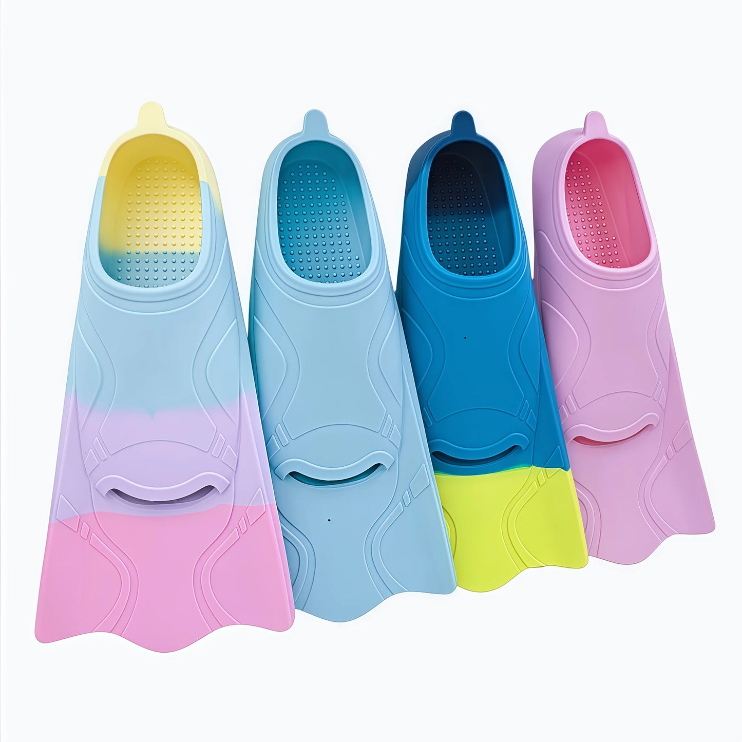 Swimming Flippers Free Diving Snorkeling Gear with Frog Fin Design frog shoes for Adults kids Women Professional Swim Equipment