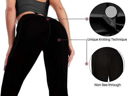 Red Fire Yoga Pants Pockets Abstract Print Leggings Push Up Kawaii Yoga Sports Tights Quick-Dry Workout Gym Leggins