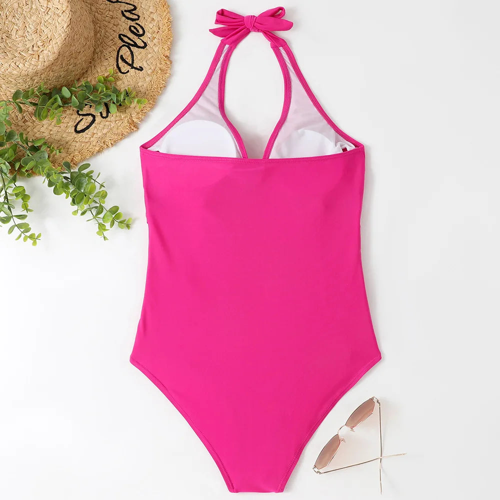 Swimwear Women One Piece Plus Size Swimsuits Closed Push Up Female Beach Swim Wear Body Bathing Suits