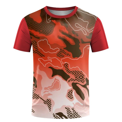 Breathable Men's T-shirts Ultrathin Women's Training Badminton Jersey Table Tennis Jersey Boys' Running Short sleeve
