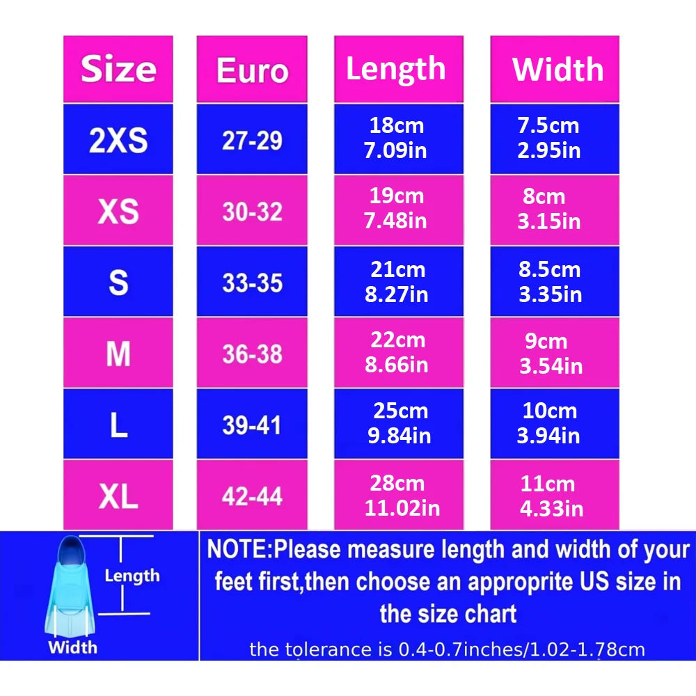 Silicone Swimming Flippers Snorkel Fins Short Frog Shoes Professional Training Breaststroke Scuba Diving Snorkel Men Women