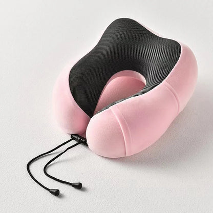 U Shaped Memory Foam Neck Pillows Soft Cervical Orthopedic Pillow Travel Essentials For Airplane Massage Neck Cushion