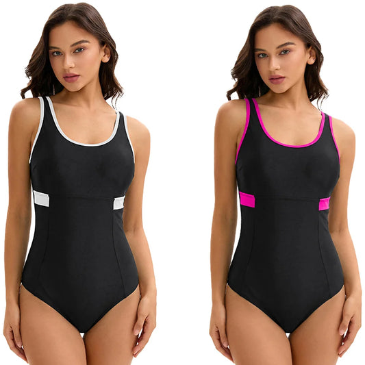 Women's One Piece Swimsuit Backless Swimwear Rash Guard UPF 50+ Surfing Suit Beach Bathing Suit Beachwear