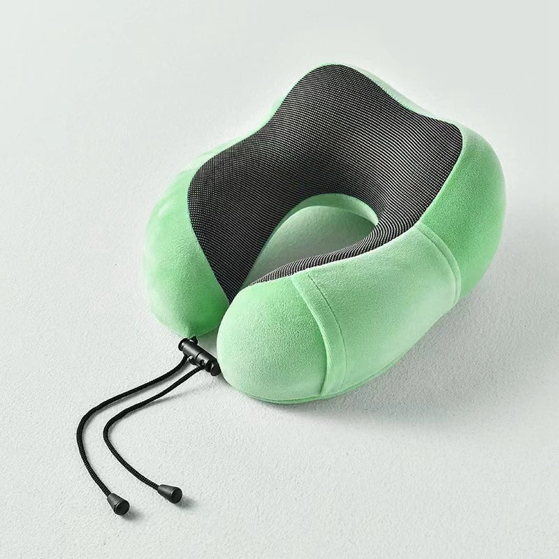 U Shaped Memory Foam Neck Pillows Soft Cervical Orthopedic Pillow Travel Essentials For Airplane Massage Neck Cushion