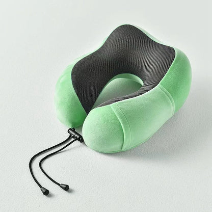 U Shaped Memory Foam Neck Pillows Soft Cervical Orthopedic Pillow Travel Essentials For Airplane Massage Neck Cushion