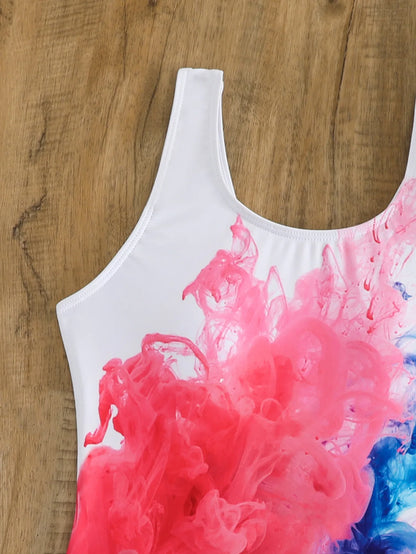 Print One Piece Swimwear Women Swimsuits Closed For Swimming Wear Bodysuit Bathing Suits Beachwear Pool Bather