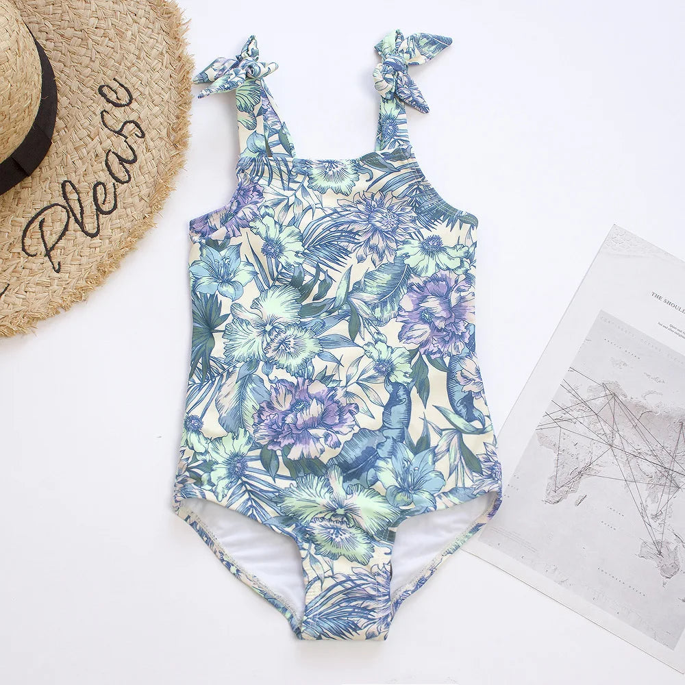 UV Teens Girl Swimsuit One Piece Swimming Jumpsuit Fish scale Bathing Suit SPF 50 Sleeveless Kids Swimwear for Girls 4-14 Years